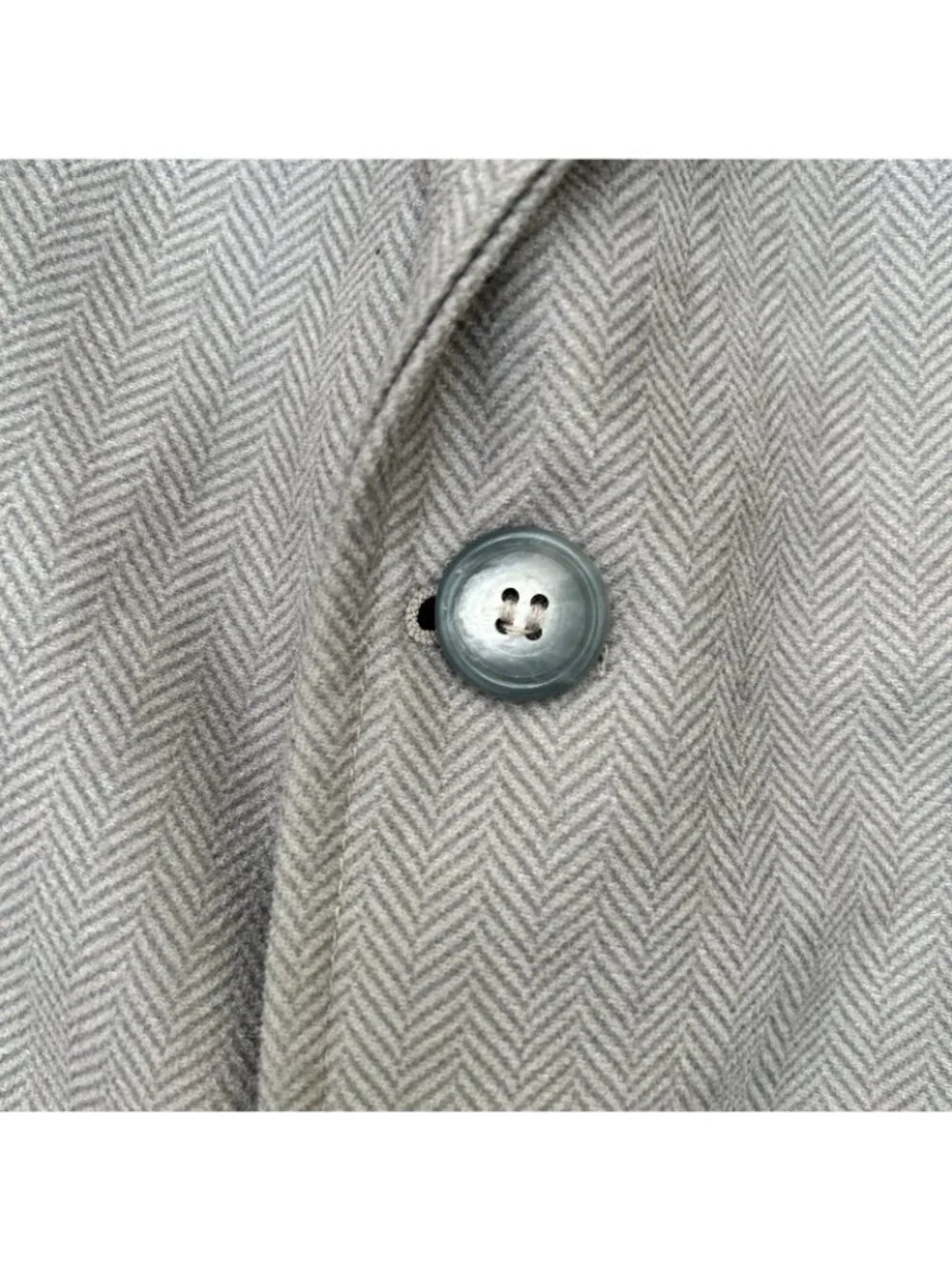 Circle S Ranch Western Herringbone Gray Yoke Sportcoat Blazer Mens Size 42R USA